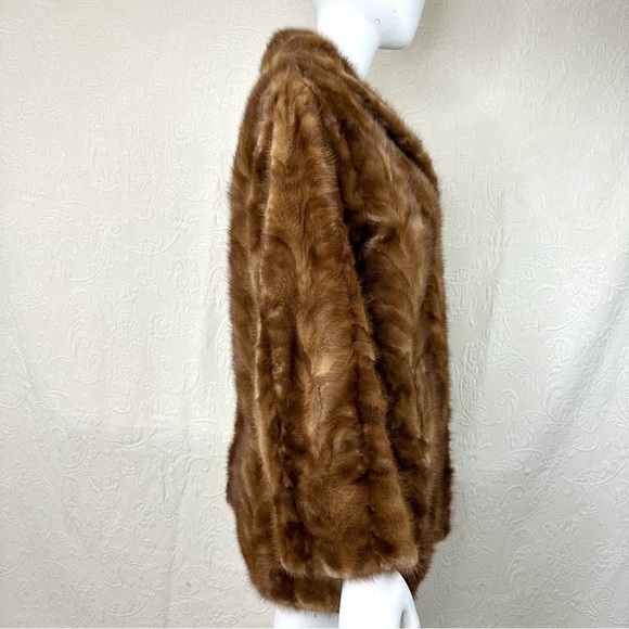 VTG Real Mink Fur Coat Maas Brothers Florida - Picture 3 of 16